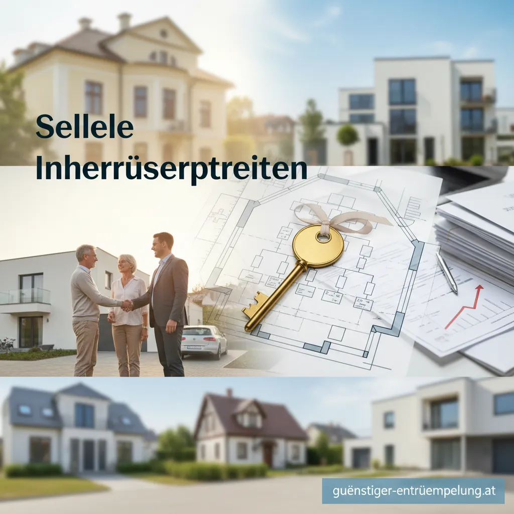 Ein Haus, das für den Verkauf vorbereitet wird, mit einem 'Zu Verkaufen'-Schild davor