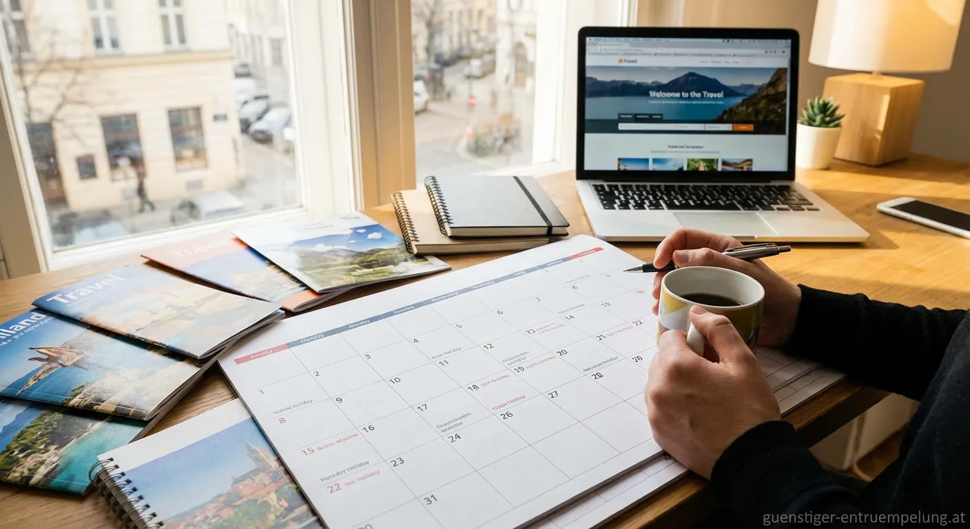 Kalender mit markierten Feiertagen für die Planung einer Entrümpelung